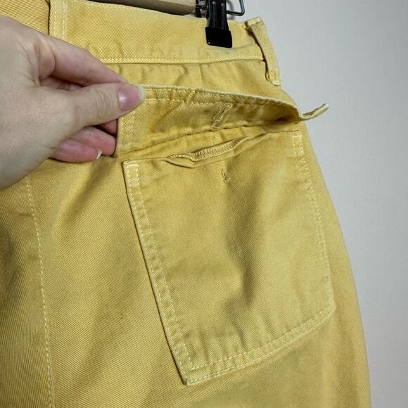 CLEARANCE! Men’s Yellow Vince Patch Pocket Shorts Size 28 VGUC - Picture 5 of 6